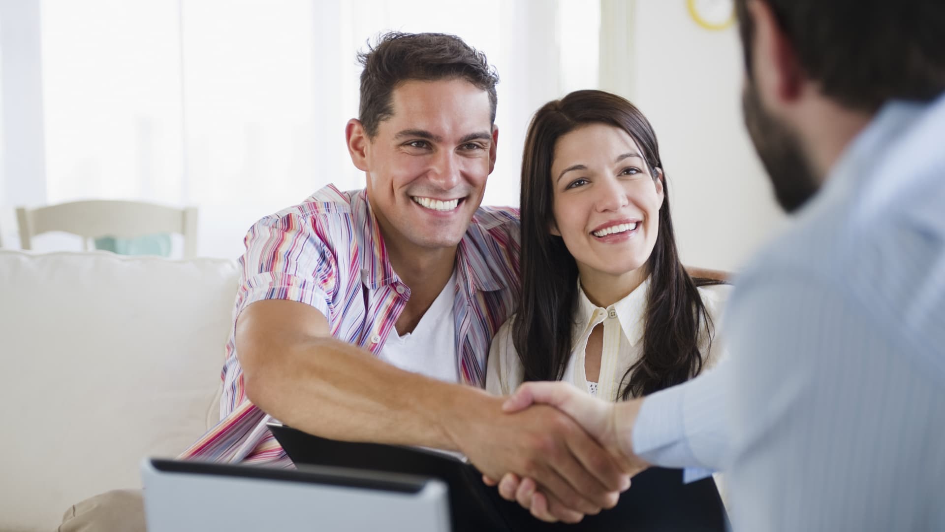 Professional financial consultation setting